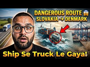 From Slovakia to Denmark by Truck & Ferry 🚛⛴️ | Epic Road Trip!”