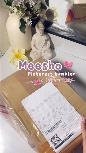 Meesho Pinterest tumbler under 200/- 🎀💗🌷 #meesho #cute #viralvideo #shorts #ytshorts #tumblr
