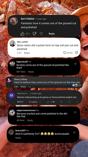 How to tell if a crystal is polished 💎✨ We get many comments that the crystals we find are cut and polished so we wanted to clear up any confusion about raw vs. polished crystals. A raw, unpolished crystal will always have some type of surface texture and/or other various features on the surface. Polished crystals of any type will generally be smooth to the eye and to the touch like glass and lack surface features. Sometimes only part of the crystal is polished, so you have to look closely and 