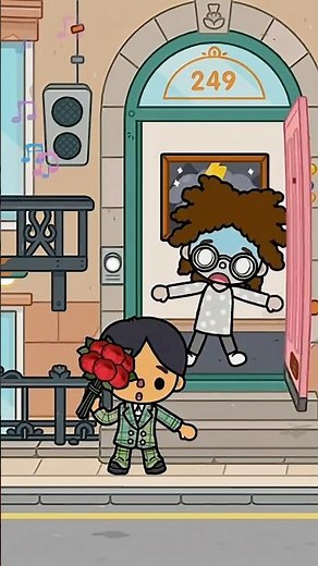 Asmr Toca World Shower Changing Clothes #tocaboca #tocalifeworld #trend #asmr #shorts #avatarworld