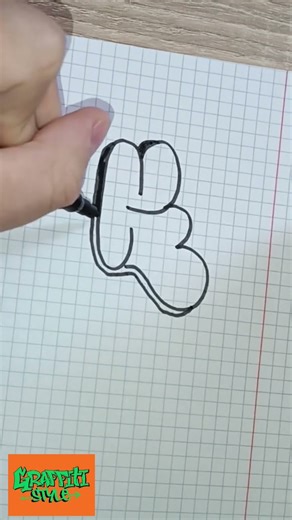 How to fast draw graffiti letter K ? #art #drawing #drawing