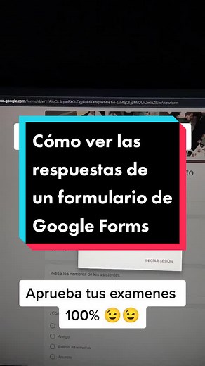 Cómo ver las respuestas de un formulario de Google Forms / How to see the responses of Google Forms #fyp #parati #tiktok #hack #tip #exam #examen #respuestas #responses #hacktip #googleform #form #google #aprobar #examtip #student #estudiante