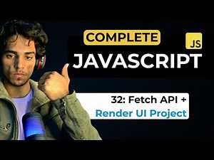 Lecture 32: Fetch Posts & Render UI (JSONPlaceholder) Project | Fetch API in 50 Minutes | Fetch API