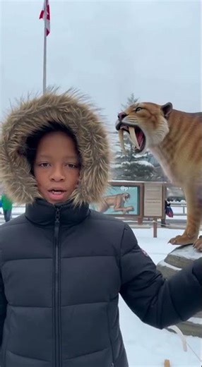 I Went To Visit A Smilodon Animatronic In Canada. 700-800 Subs Special!!!