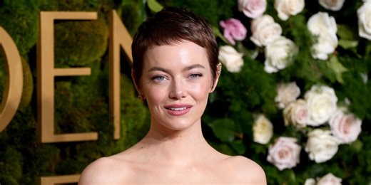 Emma Stone's new pixie cut stole the show at the Golden Globes