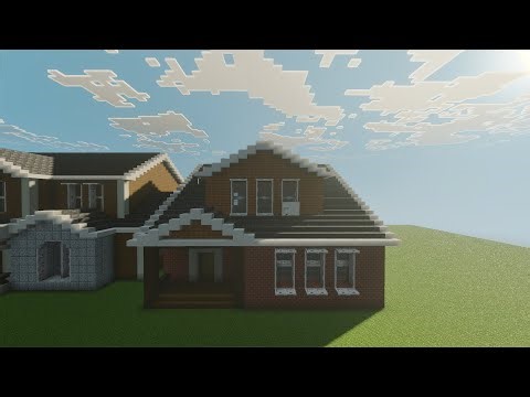 How To Build A Suburban House In Minecraft Tutorial 831