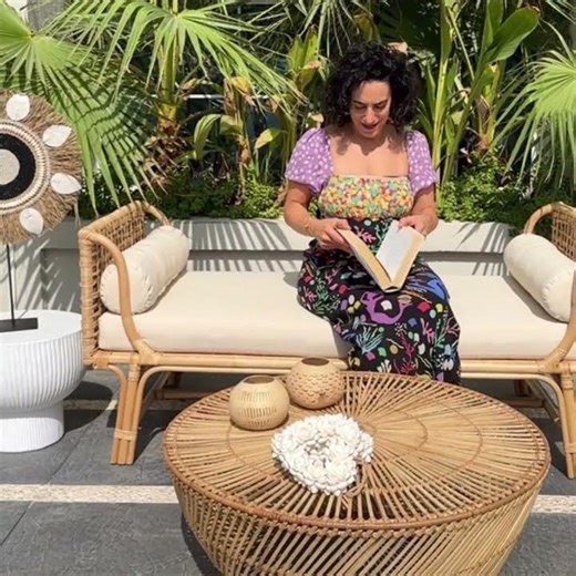 Handmade Rattan Daybed for Indoor or Outdoor Use 1