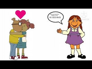 Muffy sees Arthur and Sue Ellen have their first kiss