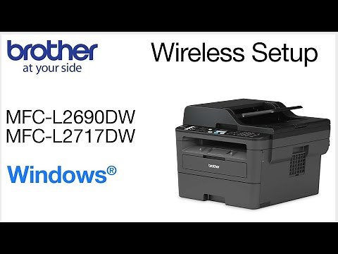 Connect MFCL2690DW to a wireless computer - Windows