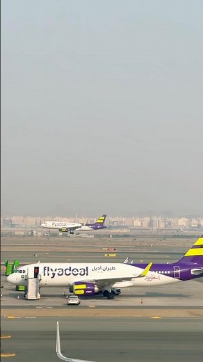 Beautiful View Landing Flyadeal Airlines | Jeddah Airport Saudi Arabia🇸🇦