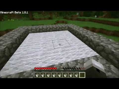 [How To] Make A Minecraft Pool That Turns On And Off With Pistons! (Auto Level)