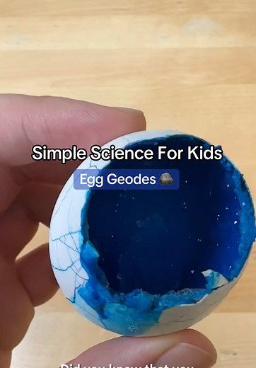 Fun Eggshell Geodes Science Experiment for Kids