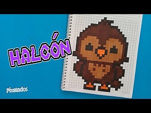 HOW TO DRAW A HAWK IN PIXEL ART - PIXELADOS