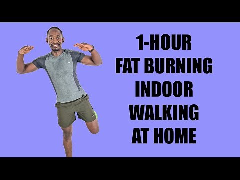 1-HOUR Fat Burning Indoor Walking Workout for A Slim Body🔥600 Calories🔥