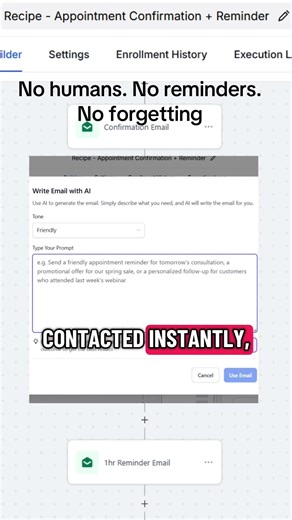 This is a full automation system that replaces manual follow-ups#automation #aiautomation