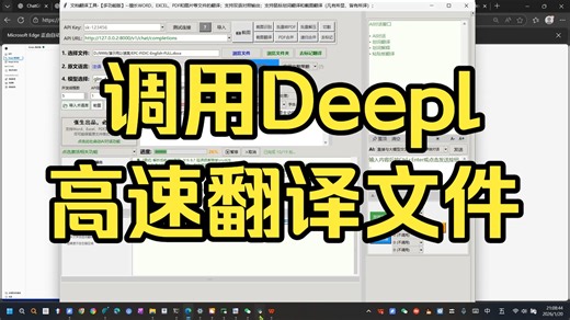 10 调用Deepl高速翻译文件--公益性免费软件（送人玫瑰，手有余香）