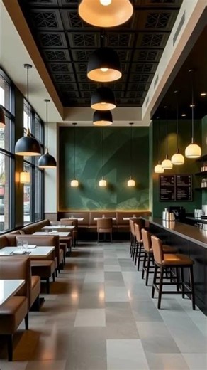 Bold & Modern Restaurant Interior