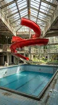 Abandoned Indoor Pool Restoration | Luxury Glass Atrium Pool Transformation #timelapse #abandoned