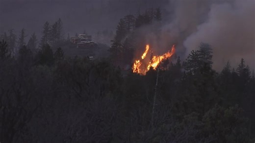 Crozier Fire in El Dorado County: Now at 1,100  acres