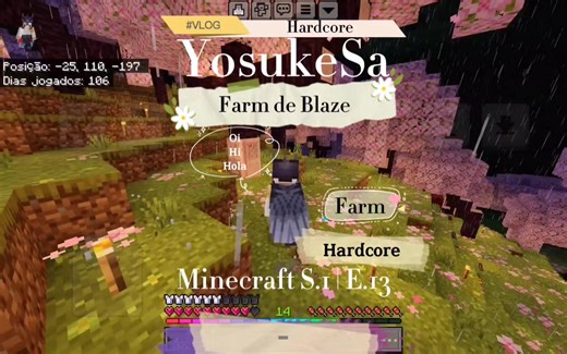 Minecraft Hardcore S.1 Episode 13: Blaze Farm Strategy