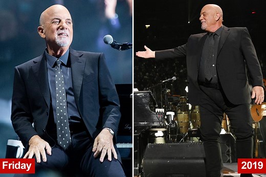 Billy Joel shows off 50-pound weight loss onstage