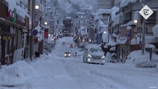 Japonia, sub zapada: Mii de case, fara curent, ambuteiaje pe sosele, zboruri anulate - Imagini SPECTACULOASE