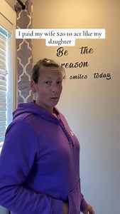I paid my wife $20 to act like my daughter 😂😂#marriedcomedy #couplescomedy #fypシ | The Married Misfits Offical