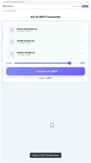 Convert AU to MP3 FREE! 🔥 #Shorts