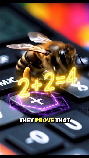 Can Bees Actually Do Math? The Hidden Genius of Insects! ​#HoneyBees#NatureFacts#AnimalIntelligence