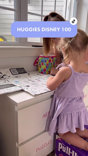 We are Disney obsessed in our home, so we were so excited to see the Disney100 edition of Pull-Ups®! After ordering from the @Walgreens app, they were delivered in less than an hour. #ad #Disney100 #Walgreens #huggies #pullups