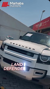 Up for grabs today: Land Rover Defender 2021 110S! Join us at Souq Al Haraj – auction starts 5:00 PM sharp. Call 800622 or visit marhabaauctions.com for details. Don’t miss out!” #MarhabaAuctions #LandRoverDefender #CarAuction #SouqAlHaraj #LuxuryCars #LiveAuction #BidToWin | Marhaba Auctions