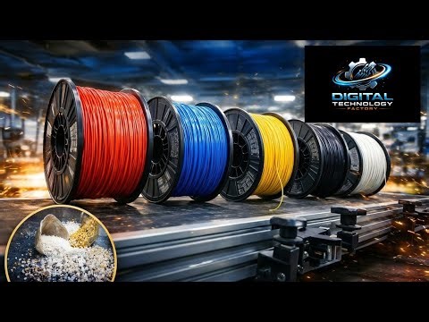 How Is 3D Printer Filament Made ? Complete Factory Process...