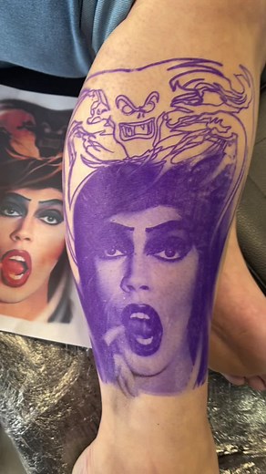 Tributo a Tim Curry en Rocky Horror - Proyecto de tatuaje