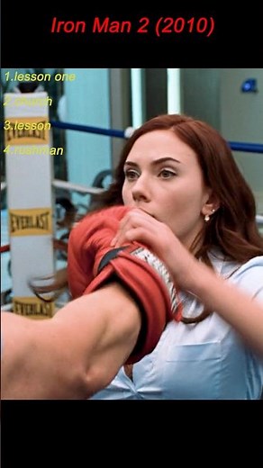 Iron Man 2｜Black Widow’s First Fight Scene Steals the Show 🔥🥊🕷️