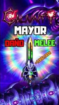 ¿Cómo hacer el MÁXIMO daño Melee en Calamity Mod? 💀 #terraria #calamity #gaming