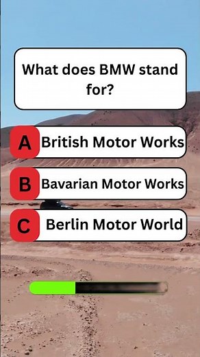 What does BMW stand for? #triviatricks #trivia #bmw #short