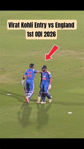 king virat kohli entry vs England 1st ODI 2026🔥🔥# #cricket #viral #trending