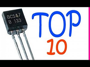 Top 10 Electronic Project With BC547 Transistor, Tri AC, LDR, LED, Photo Diode