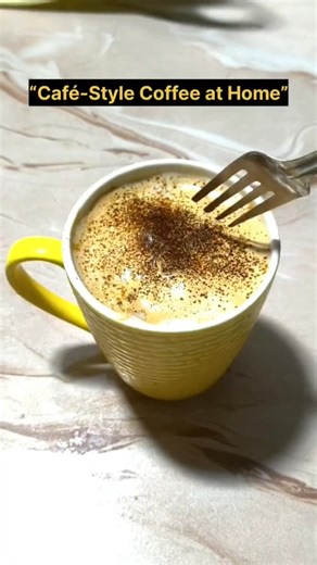 cafe style coffee at home | winter special frothy coffee #cookwithnikk #coffee #easyrecipe #shorts