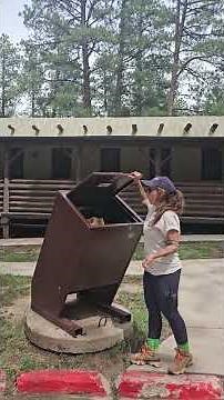 KEEP BEARS WILD! How to Use Bear-Proof Trash Cans at the Pueblo Mountain Park