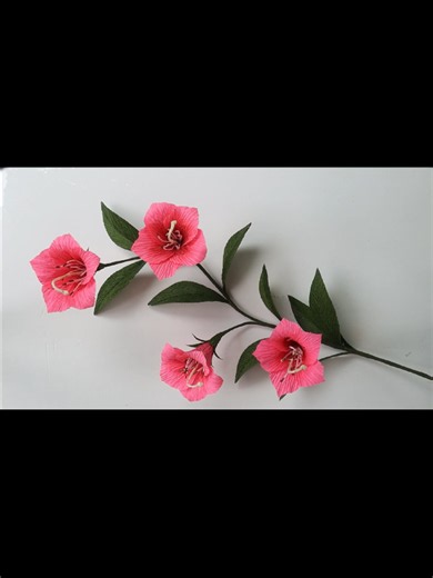 Stunning Crepe Paper Azalea Flower Tutorial