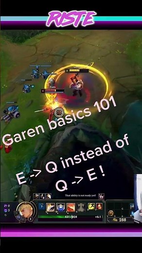 Garen basics: 101 from A GRANDMASTERS GAREN PLAYER