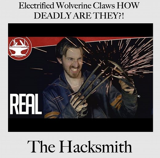 Electrified Wolverine Claws HOW DEADLY ARE THEY?! | The Hacksmith