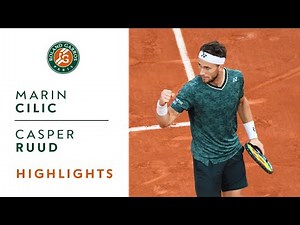 Marin Cilic vs Casper Ruud - Semifinals Highlights I Roland-Garros 2022