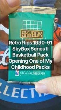 Retro Rips 1990-91 SkyBox Series II Basketball Pack Opening One of My Childhood Packs