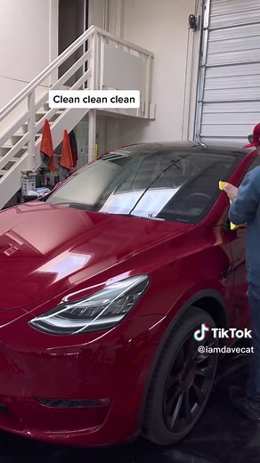 Can’t see in the rain? This is your solution #ceramiccoating #ceramic #windshield #coating #tesla #teslatok #satisfying #oddlysatisfying #fyp #viral