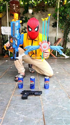 bow and arrow vs two gun unboxing and testing 🔥