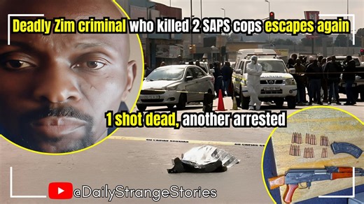 Dangerous Zimbabwean criminal Jabulani Moyo who killed 2 police officers escapes AGAIN, 1 foreigner shot dead, another arrested | My Zimbabwe News