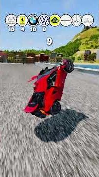 How many Cars can jump over 10 Containers ? 🚗