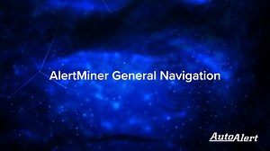 AlertMiner General Navigation